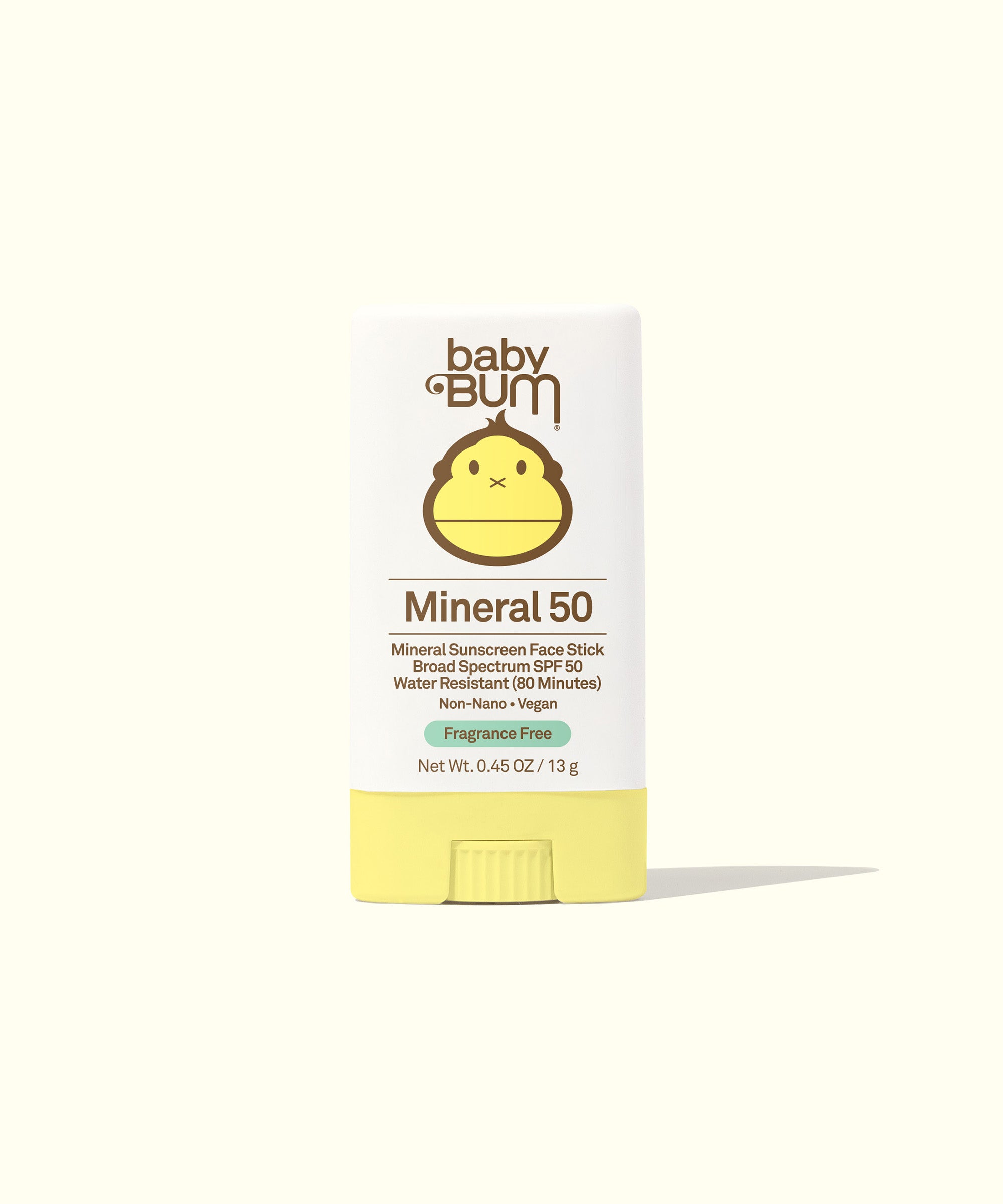 Baby Bum SPF 50 Sunscreen Face Stick - 100% mineral based, smooth-glide, lightweight, non-greasy formula for easy application, Baby Bum.