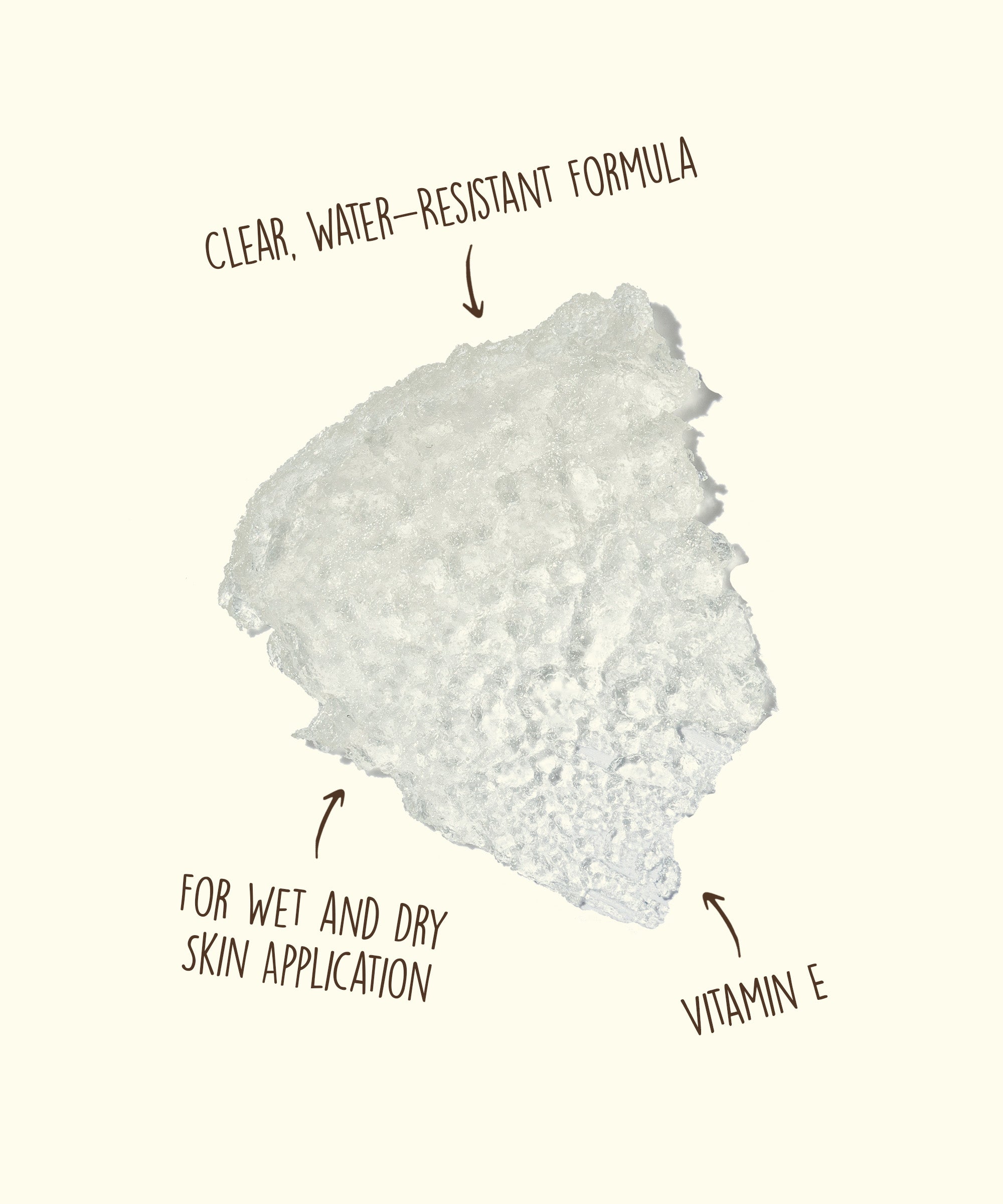 Clear, water-resistant Kids SPF 50 Clear Sunscreen Face Stick with vitamin E for wet and dry skin by Sun Bum