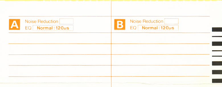 Two labeled sections with noise reduction settings on a white background