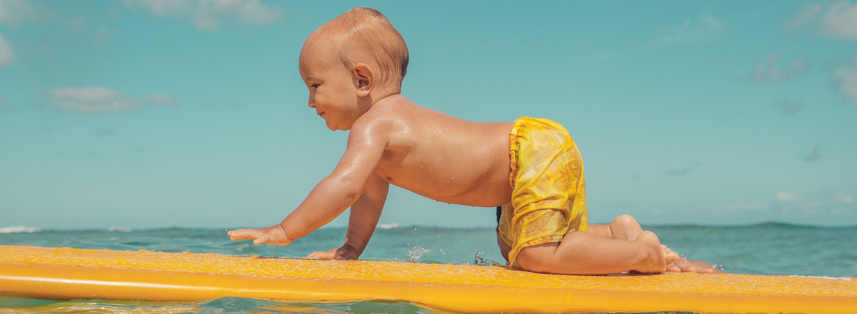Baby On a Surfboard