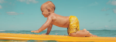 Baby On a Surfboard