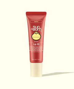 Sun Bum Lip Balm tube on a white background