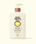 Sun Bum Daily Body lotion bottle on a cream background