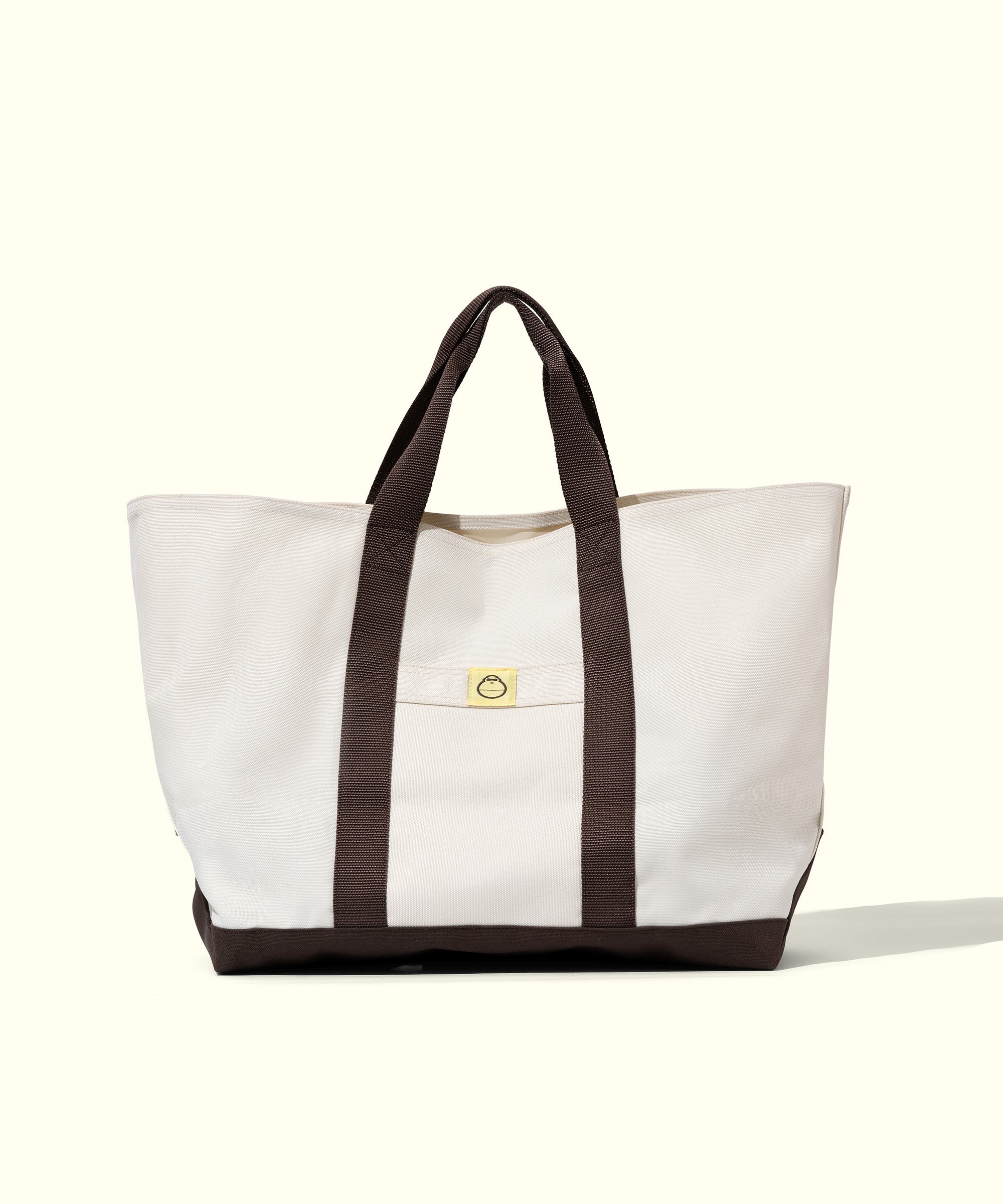 Fashionbag Large Striped Canvas Shopping Tote - 50cm Shoulder Bag For Beach, Picnic, Holiday - 600D Polyester, New With Tags