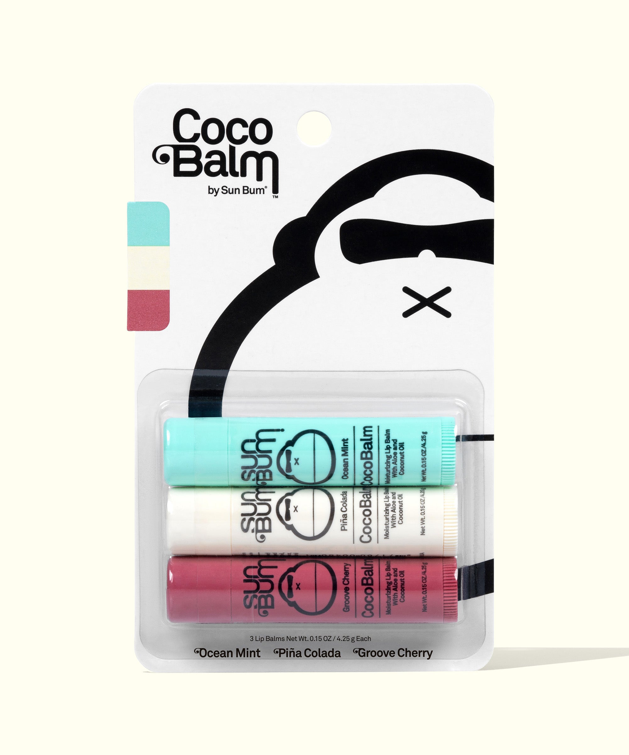 CocoBalm Lip Balm 3-Pack