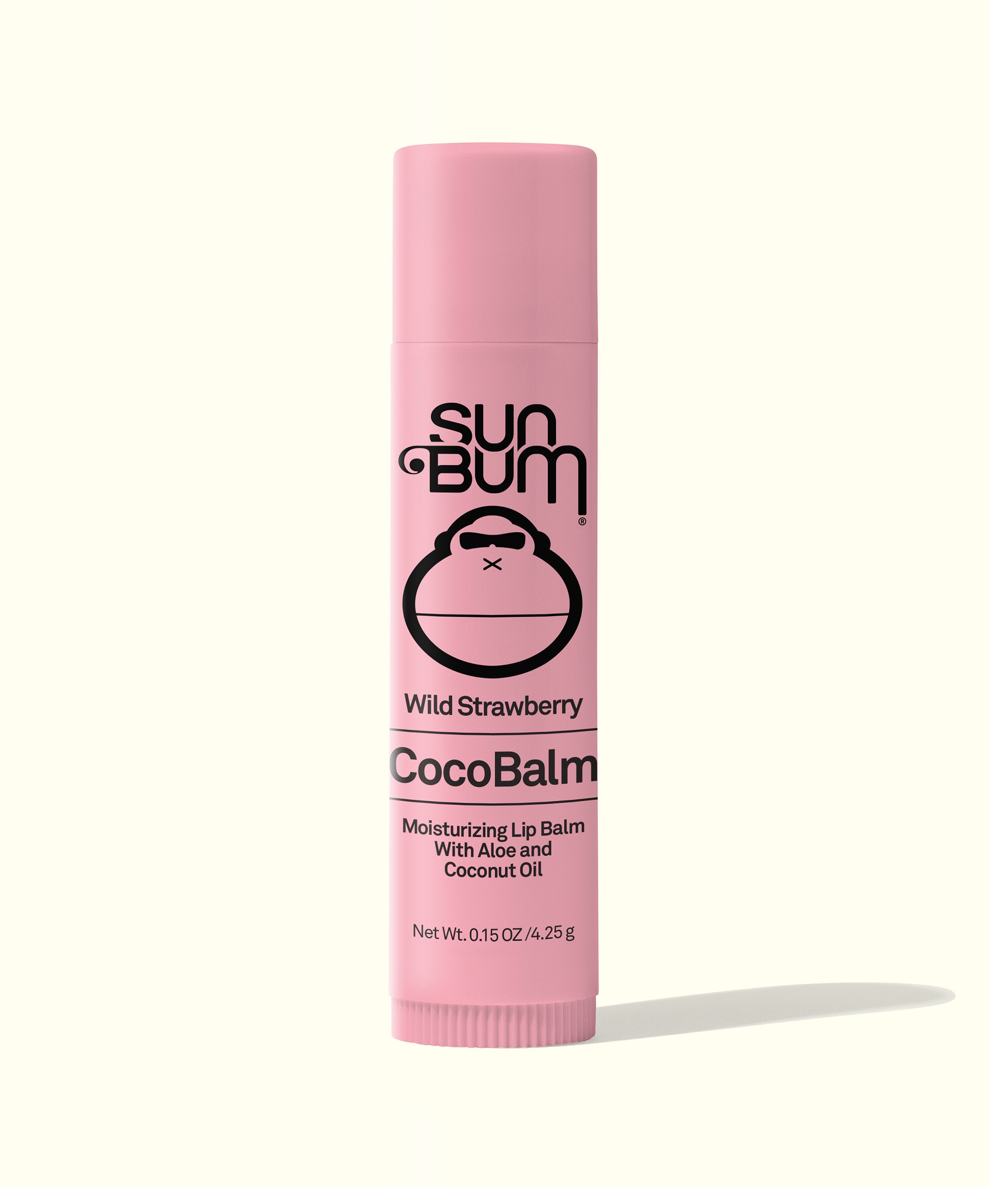 CocoBalm, Moisturizing Lip Balm - Wild Strawberry | Sun Bum
