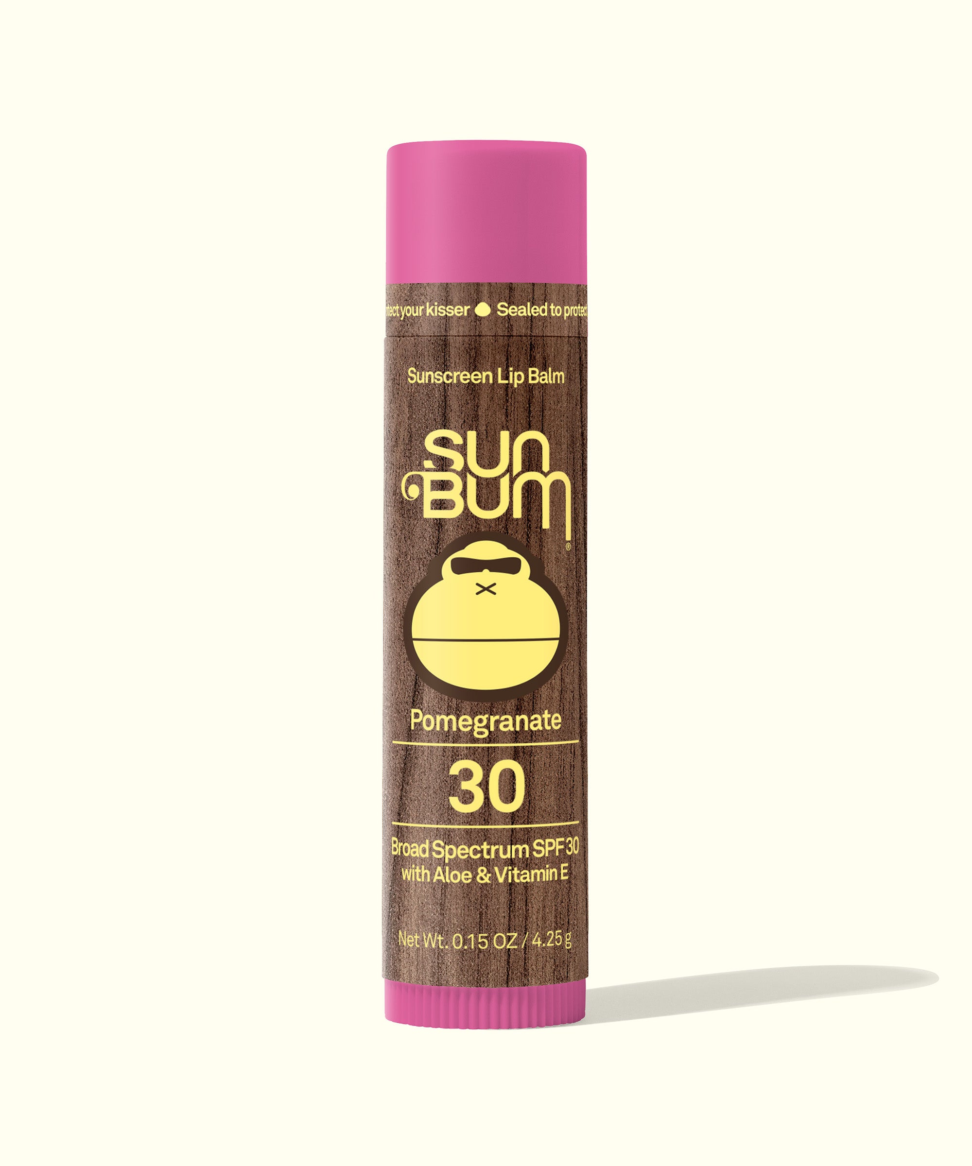 Sun Bum Lippenbalsam SPF 30 - Wasser- & Schweißresistent, Mit Kakaobutter, 0.15oz (4.25g)