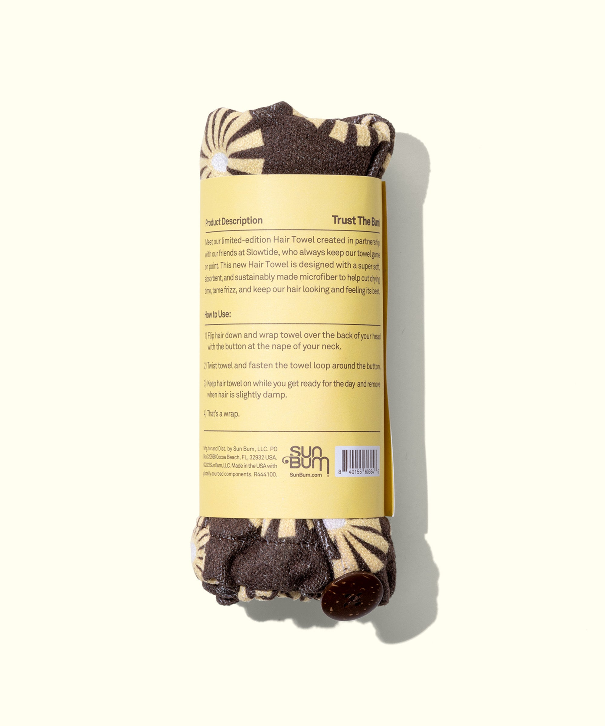 SB x Slowtide Limited Edition Hair Towel | Sun Bum