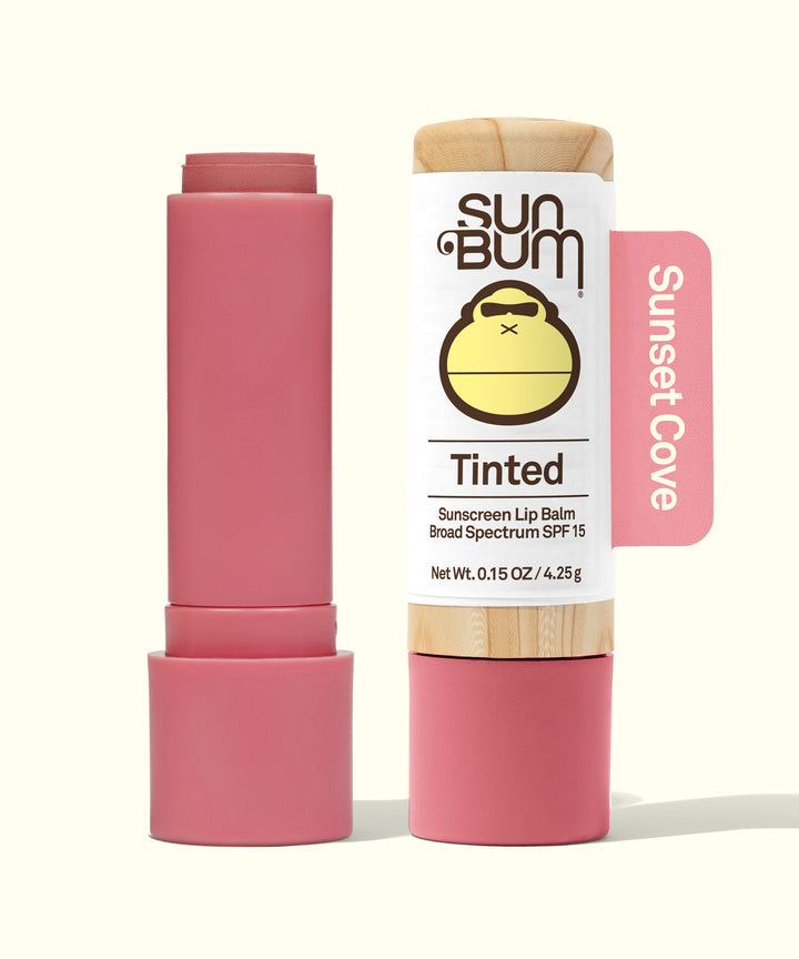 Tinted lip outlet balm with spf