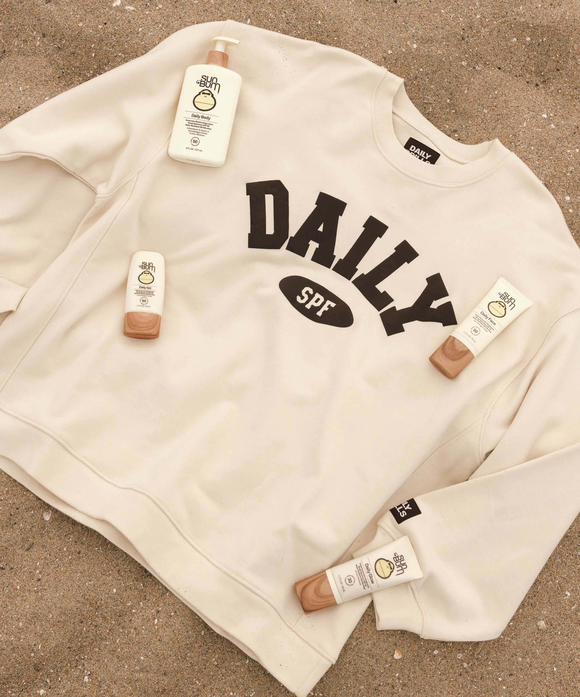 Daily Drills x Sun Bum Oversized Crewneck