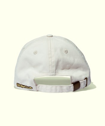 Back view of The Bum Club Hat in white with adjustable strap, by Sun Bum.
