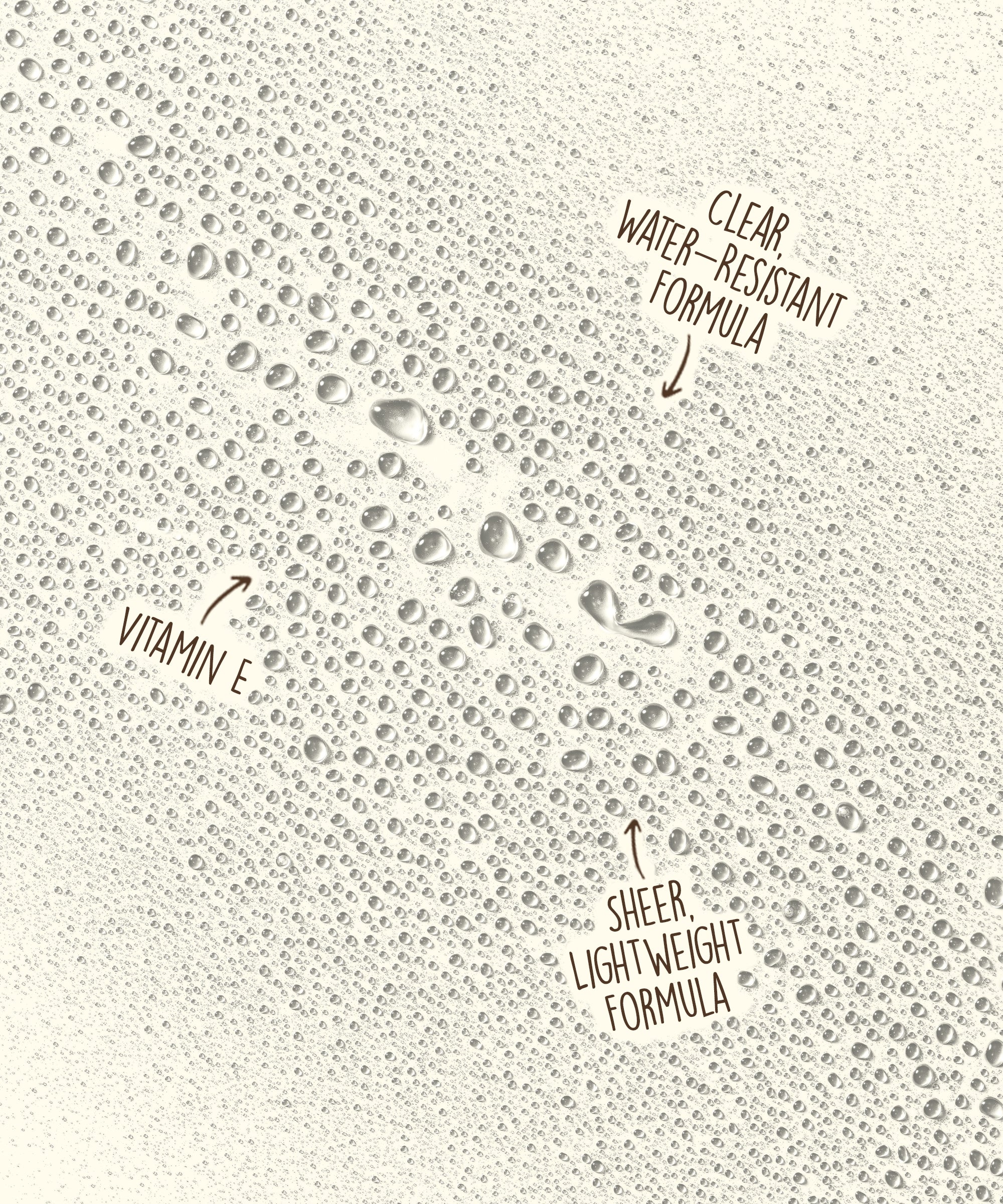 Clear water-resistant formula with Vitamin E and suitable for wet and dry skin application. Sun Bum