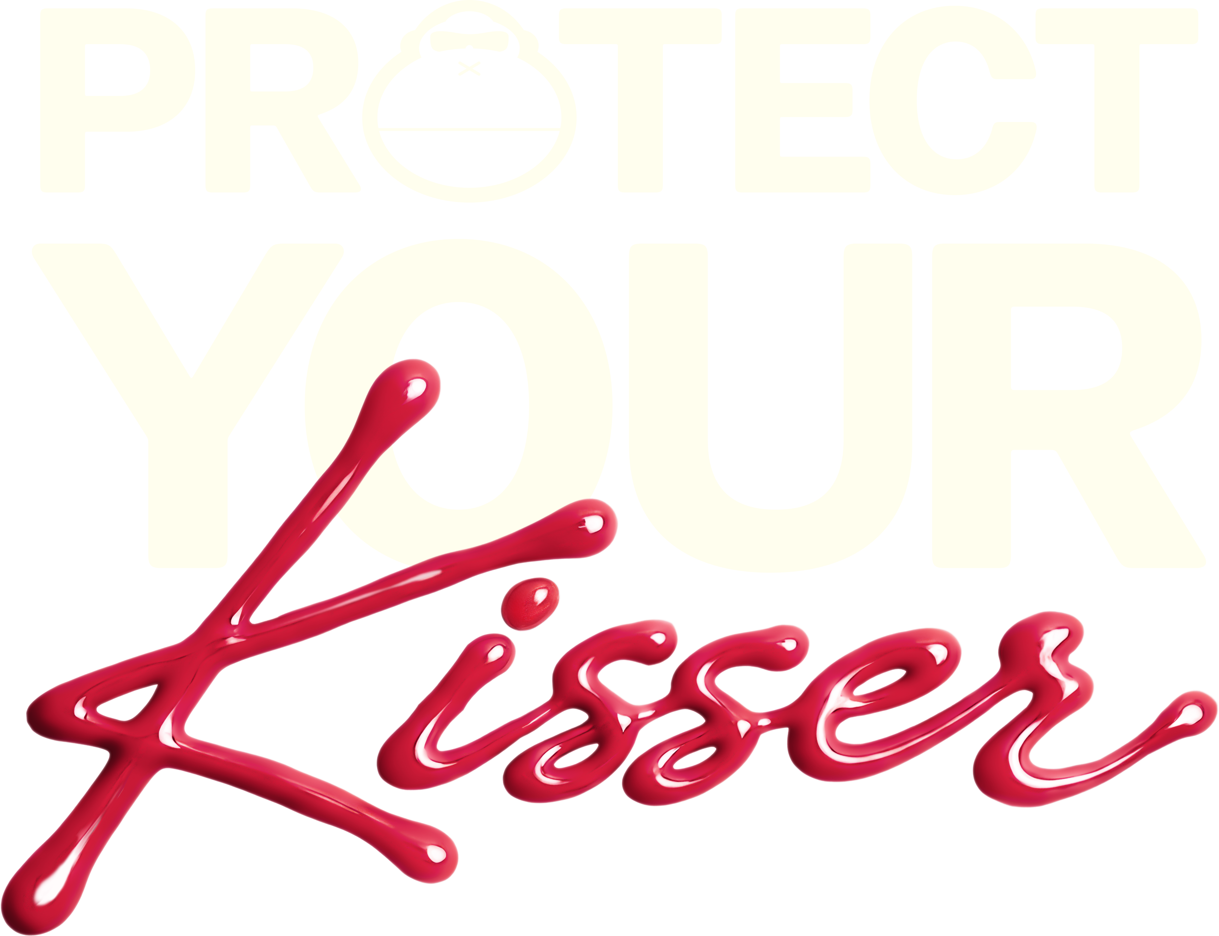 Red 'Kisser' logo on a yellow gradient background