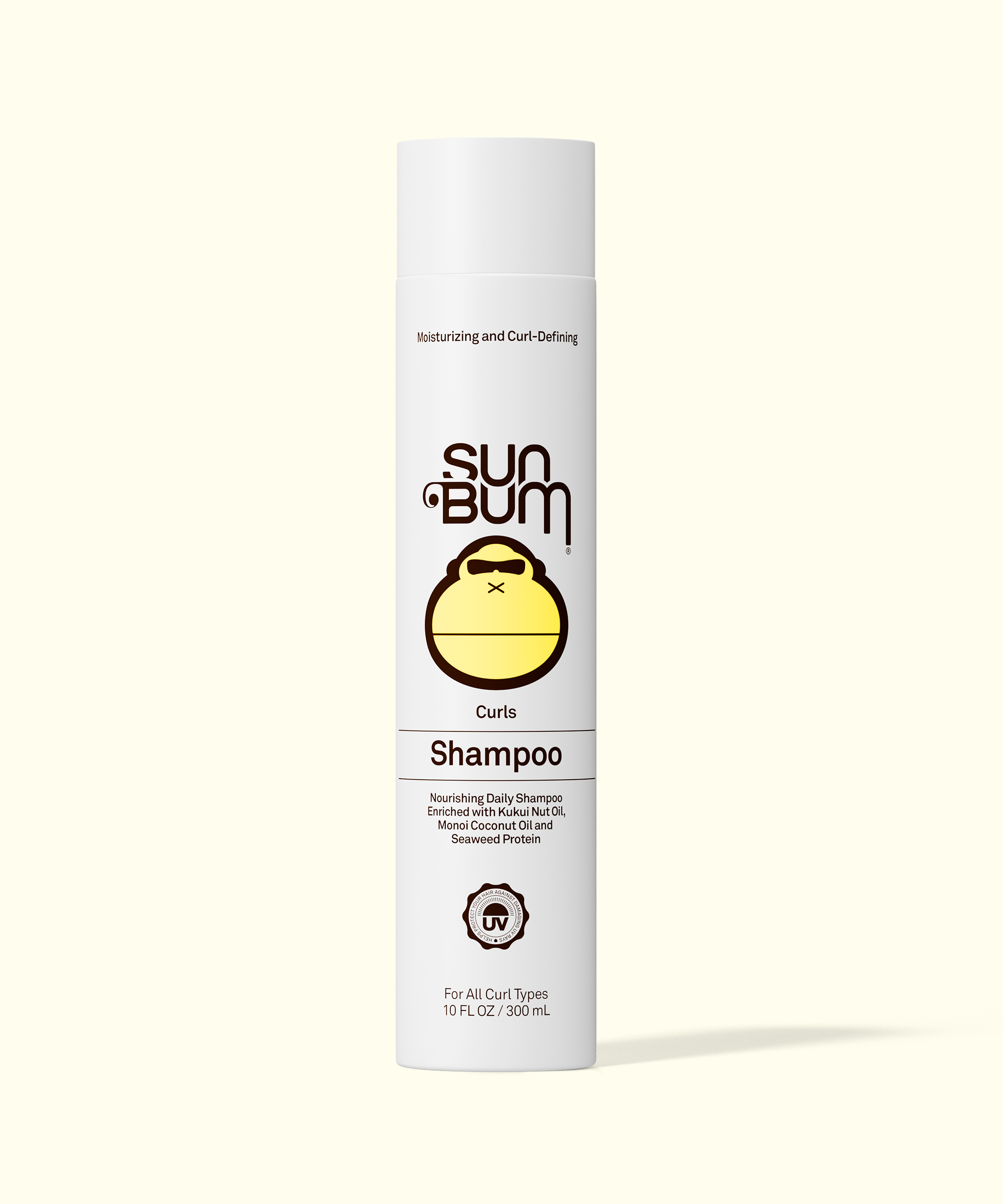 Sun Bum Shampoo bottle on a white background