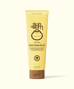 Sun Bum Detox Scalp Scrub tube on a white background