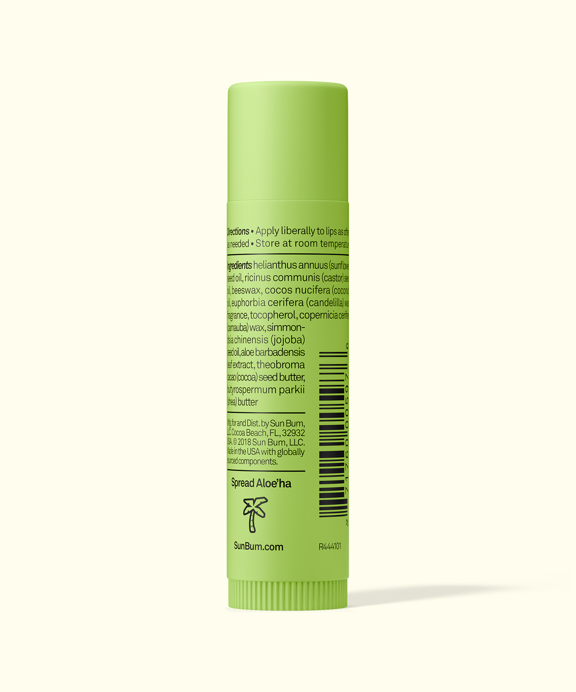 aloe vera plant on lips CocoBalm Lip Balm