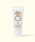 Sun Bum sunscreen tube on a white background