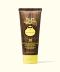 Sun Bum sunscreen lotion tube on a white background