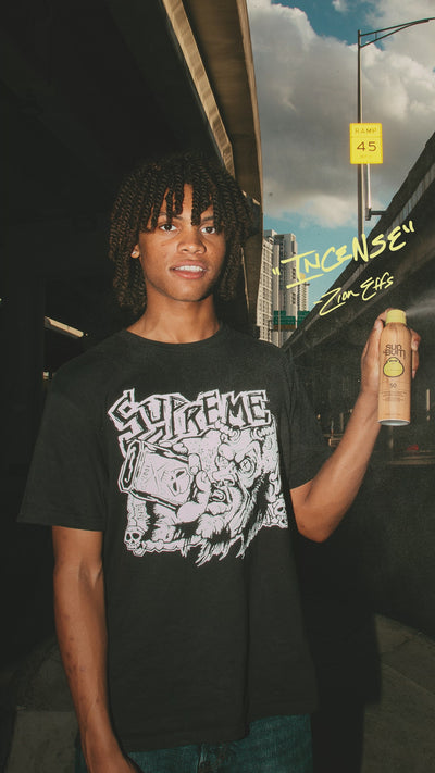 Slideshow of characters with quotes on smells that remind them of summer