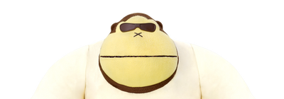 Sun Bum mascot wearing shades and a branded tee, symbolizing fun, sun-safe vibes – What Does That Mean Collection - Sun Bum.