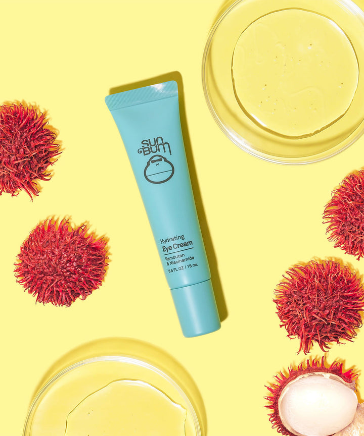 Hydrating Eye Cream with Vitamin C enriched Rambutan and Niacinamide to revive tired eyes, by Sun Bum